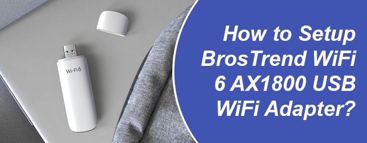 BrosTrend WiFi 6 AX1800 USB WiFi Adapter