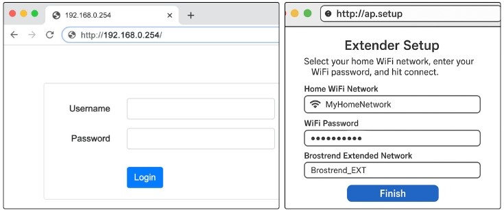 Name your extended network (or keep the default), then click finish.
