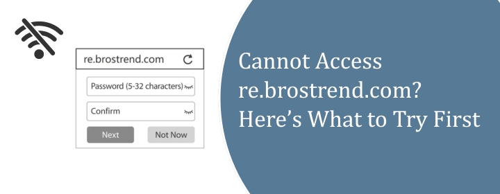 Cannot Access re.brostrend.com